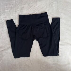 Black Seamless High Waisted Workout Leggings Size Medium